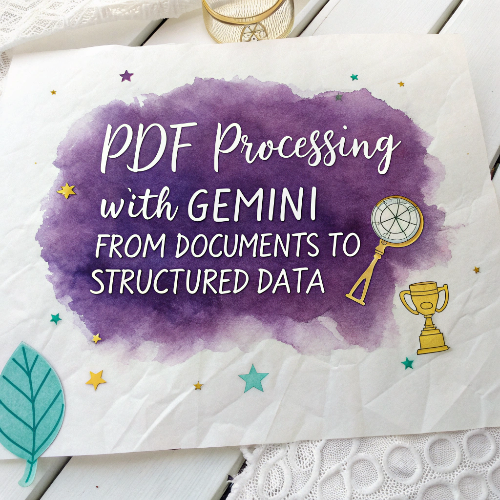 PDF Processing with Gemini: From Documents to Structured Data